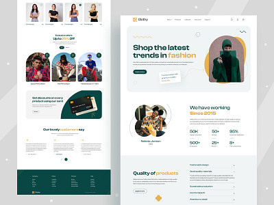 E-commerce Cloth website/Landing Page branding cloth cloth web design clothing shop e commerce ecommerce web fashion website landing page logo minimal online shop product product design shop store ui design visual design web design website