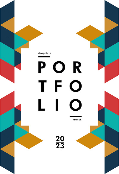 Portfolio /23 branding color design modern portfolio simple