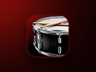 Drums 3d app art aso branding design drums game graphic design grunge icon illustration logo noise ui