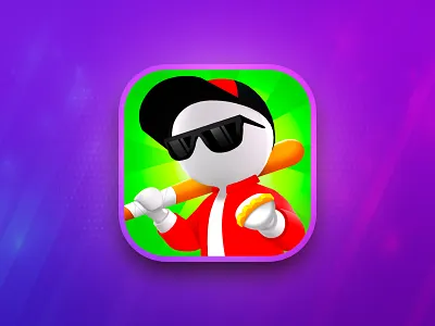 Fighting app art aso bit branding brass knuckles design fight fighting game graphic design icon illustration logo sunglasses ui