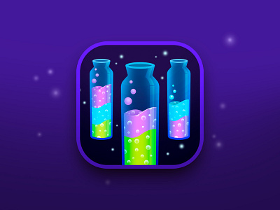 Water app art aso bottle branding design game graphic design icon illustration liquid logo motion graphics star thirst ui water