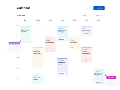 Calendar | UX Gantt chart calendar calendar page creative dashboard ui design meeting project management project manager savina designer savina valeria designer schedule teams time ui ux uxdesign web application