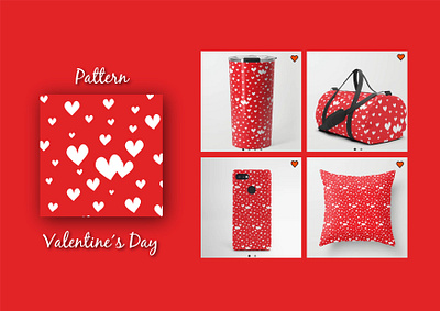 Pattern design graphic design illustration patern valentine valentines valentines day vector