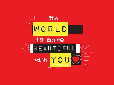 Quote beautiful design graphic design illustration phrase poster quote vector world