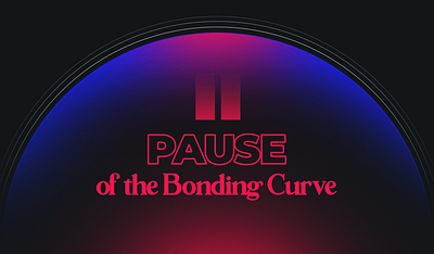 Pause blue bluered bonding curve curve dark globe glow pause redblue space web3