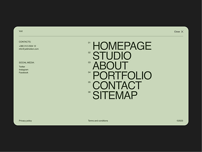 Web page concept ui