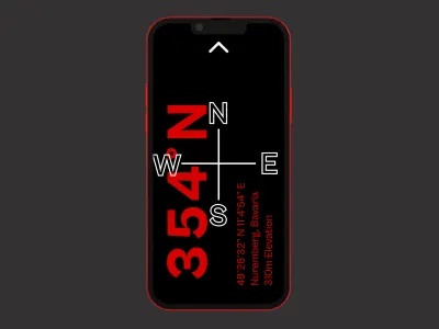 Compass app | hey.key Design app branding design graphic design illustration typography ui ux