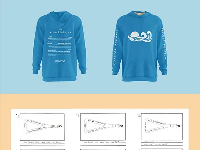 Coastal Dreams Music Festival design festival graphic design illustration layout logo merchandise poster tshirt