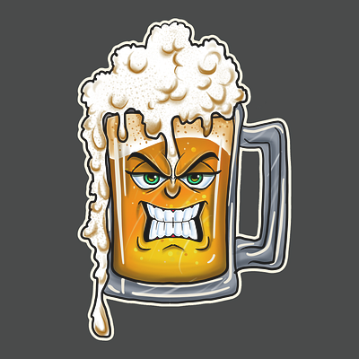 Mad beer angry beer food