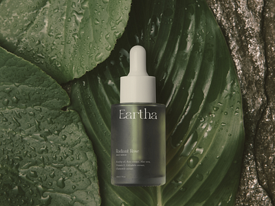 Eartha Skincare art direction branding logo photography