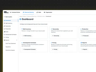 Reserves Forecasting Dashboard