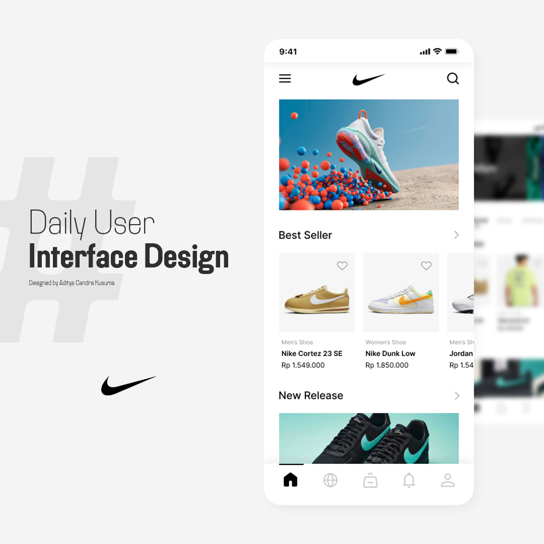 Daily User Interface Design (Nike App) by Aditya Candra Kusuma on Dribbble