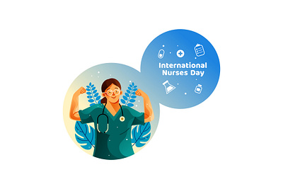 Strong Nurse for International Nurses Day pharmacist