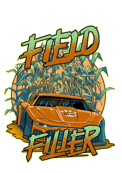 Field Filler T-Shirt Design art artworks branding design design art illustration ilustration ilustrator logo