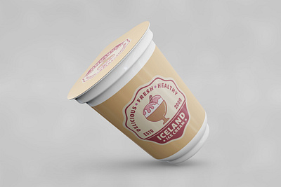 Logo for ice-cream company. 3d branding design food graphic design ice cream illustration logo mascor rastaurant vector