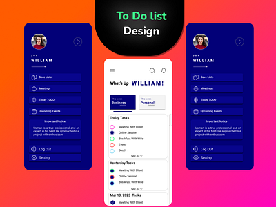 To do list desing design figma ui ui design ux website website design