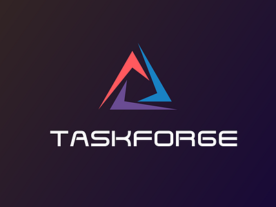 Taskforge Company Logo Design branding logo logo design