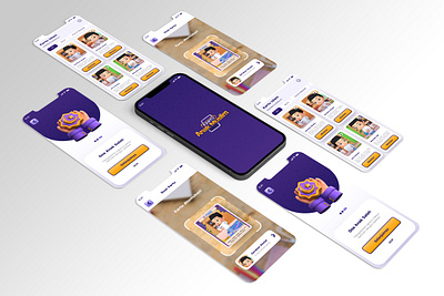 App Design : Kartu Anak Muslim app design graphic design minimal ui