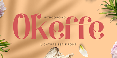 Free Ligature Serif Font - OKEFFE display font