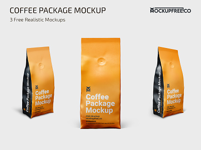 Free Coffee Package Mockup coffeemockup coffeepackage foodmockup free freebie mockup mockups packagemockup product psd template templates