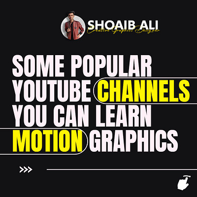 Some Popular YouTube Channels ai channels flyer instagram motion graphics post social media youtube