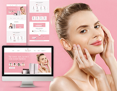 Beauty Product Website Design beauty product website design