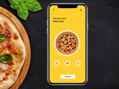 Animation of Customize Pizza Ordering app animation app design interaction ios orderingapp pizza pizza ordering app ui