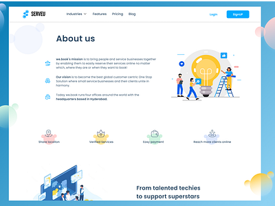 About Us Page Design about us app ui branding design figma home page design mobile ui sas web ui webui