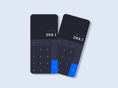 Mobile Calculator calculator dailyui mobile ui