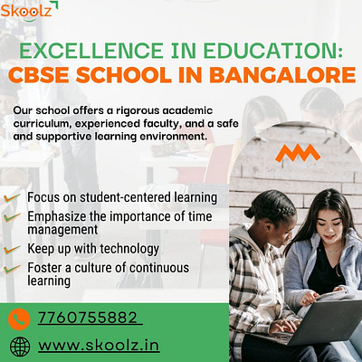 Excellence in Education: CBSE School in Bangalore. best school in bangaluru cbse schools in bangalore