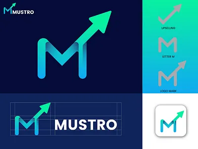 Logo, M logo, Mustro logo, logo design atik mansur brand identity branding branding design business card design graphic design logo logo design logo identity logo identity design logodesign m logo modern logo modern logo design motion graphics mustro logo