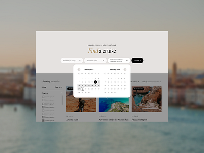 Cruise Search branding design product design ui ux web website