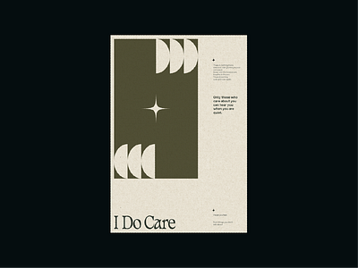 I Do Care ads animation banner branding design design poster dual tone graphic design icon illustration logo minimal poster print typography ui ux vector viusl identity web