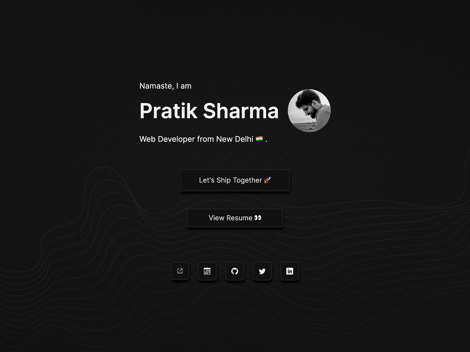 Portfolio Example Website By Pratik Sharma On Dribbble portfolio-example-website-by-pratik-sharma-on-dribbble