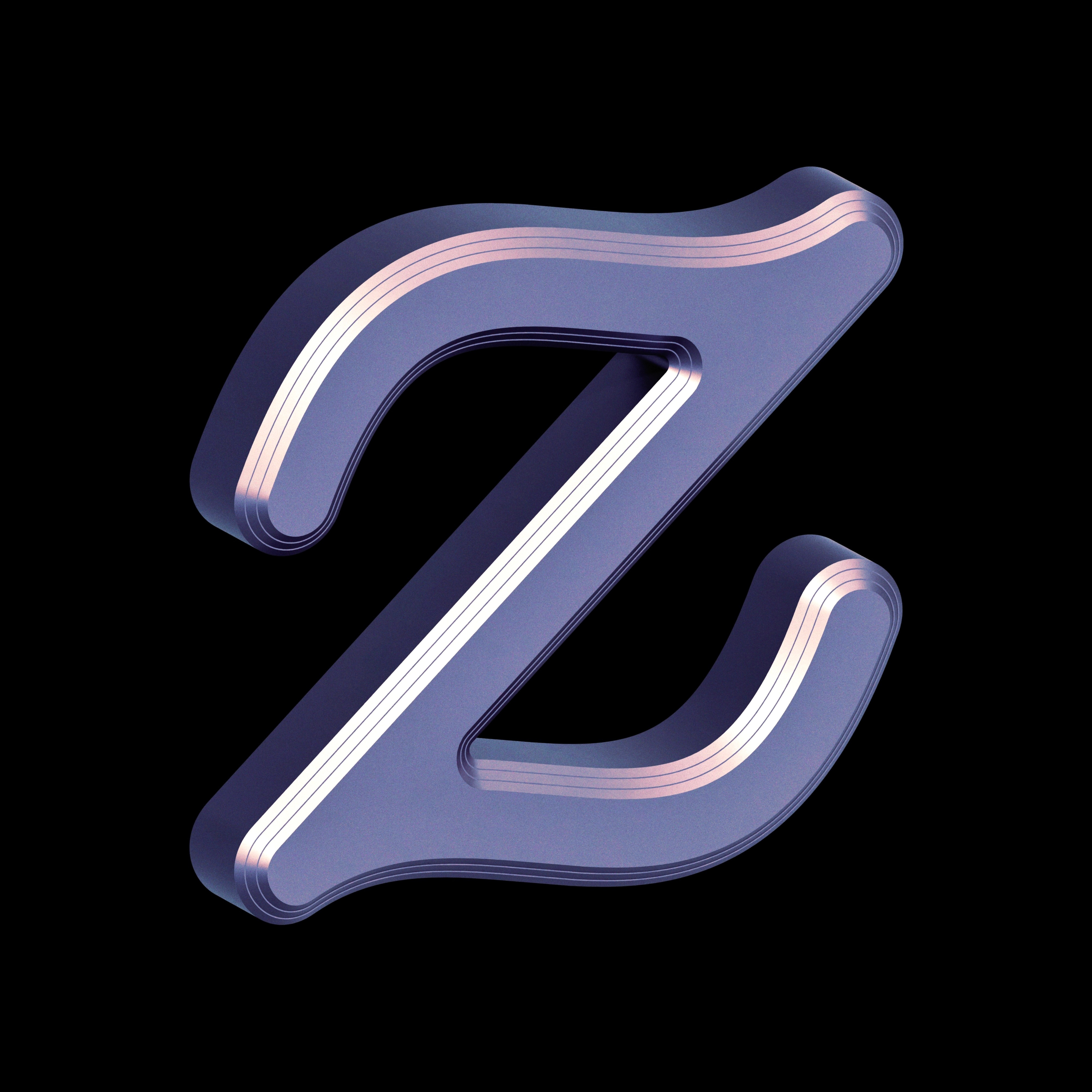 Z 36 days of type 3d bevel brand branding customtype design extrude graphic design icon illustration illustrator lettering logo logodesign monogram monoline script typography vector