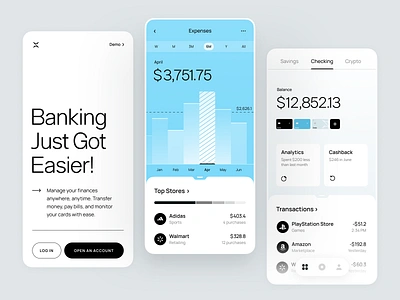 Finance Management Mobile App app bank card banking crypto design e wallet exchange finance finance app finance management finances financial fintech investment mobile payment trading app transaction ux wallet