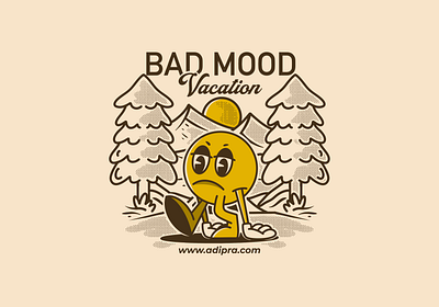 Bad mood vacation character adipra std positive
