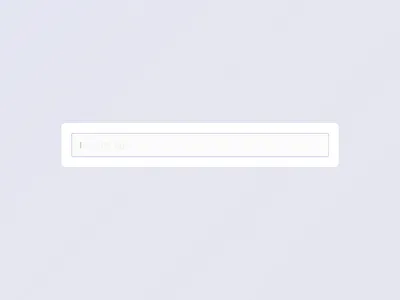 Search Results animation button clean component content design input interface minimal results search ui ux web