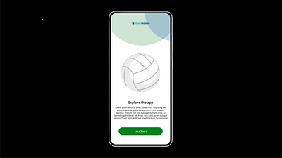 A system for booking outdoor sports court app branding design typography ui ux