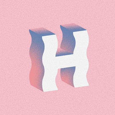 36 Days Of Type ~ H 36days h 36daysoftype branding design h illustration logo