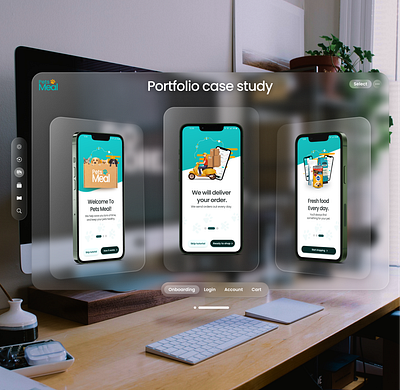 Onboarding UX/UI case study : Pets app app casestudy design graphic design ui ux visionpro vr