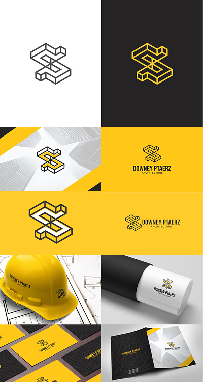 DP Initial Letter Logo brand identity branding design graphic design logo vector