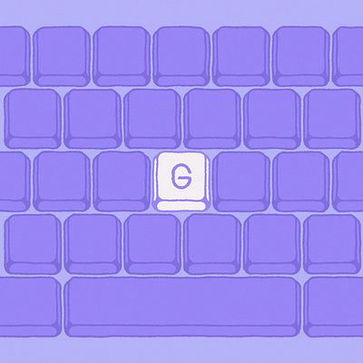 36 Days of Type ~ G 36days g 36daysoftype g illustration keyboard logo ui vector