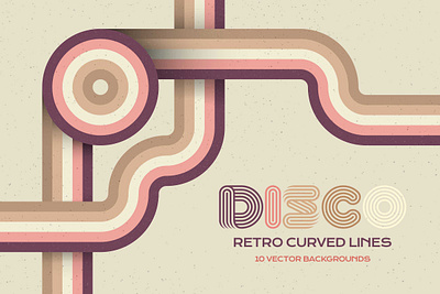 Colorful Disco Lines Backgrounds abstract background curved design disco grain illustration landing landing page lines noise noise effect party retro retro vintage stripes twisted vintage wallpaper website