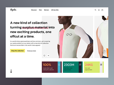 Rapha Excess collection page clothing collection page figma graphic design interface product page rapha ui uiux ux web web design