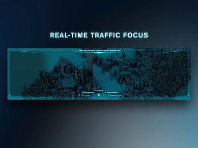 Dynamic Design of Urban Traffic Visualization 3d ae animation big data blender buil c4d city ​​modeling fui sense of technology ue ui visualization