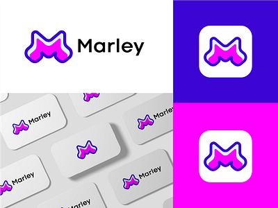 letter M logo mark 3d app logo branding colorful combination logo cool mark creative iconic letter m lettermark logo concept logo m m concept m design m letter m logo m mark minimal simple trending m