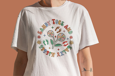 Vintage summer t-shirt.Trendy groovy print t shirt design. 80s design bag design cards clothing custom t shirt logo retro 70s retro t shirt stickers summer camp summer day summer t shirt design t shirt t shirt design trendy groovy trendy retro t shirt tshirt typography vintage t shirt