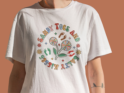 Vintage summer t-shirt.Trendy groovy print t shirt design. 80s design bag design cards clothing custom t shirt logo retro 70s retro t shirt stickers summer camp summer day summer t shirt design t shirt t shirt design trendy groovy trendy retro t shirt tshirt typography vintage t shirt