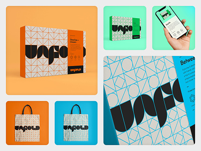 Unfold / 02 branding geometric graphic design illustration logo typography